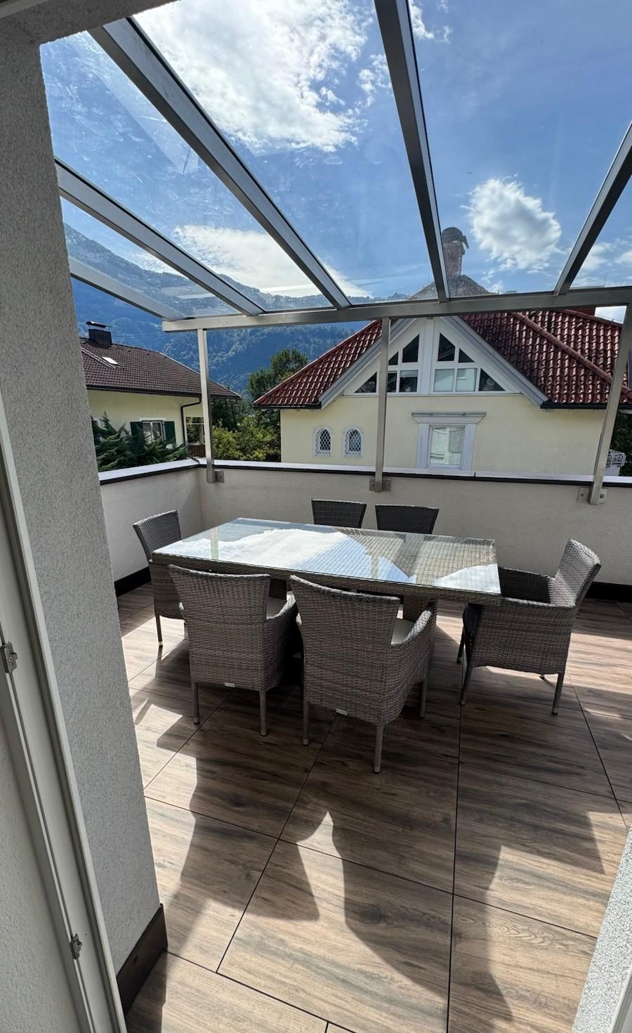 Überdachte Terrasse